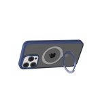 Torras Apple iPhone 16 Pro O Stand Serisi Magsafe Kılıf - Lacivert - Görsel 3