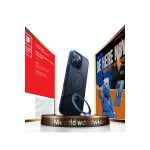 Torras Apple iPhone 16 Pro O Stand Serisi Magsafe Kılıf - Lacivert - Görsel 6