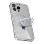Torras Apple iPhone 16 Pro O Stand Serisi Magsafe Kılıf - Şeffaf - Görsel 3