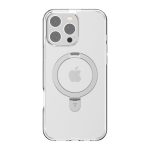 Torras Apple iPhone 16 Pro O Stand Serisi Magsafe Kılıf - Şeffaf - Görsel 4
