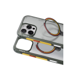 Torras Apple iPhone 16 Pro OStand Q3 Air World Cup Serisi Magsafe Kılıf - Iron - Görsel 2