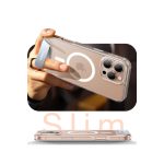 Torras Apple iPhone 16 Pro P Stand Serisi Magsafe Kılıf - Şeffaf - Görsel 4