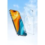 Torras Apple iPhone 16 SlimFit Magsafe Kılıf - Şeffaf - Görsel 4