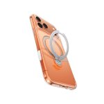 Torras Apple iPhone 17 O Stand Spin Serisi Magsafe Kılıf - Şeffaf - Görsel 4