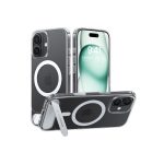 Torras Apple iPhone 17 P Stand Serisi Magsafe Kılıf - Şeffaf