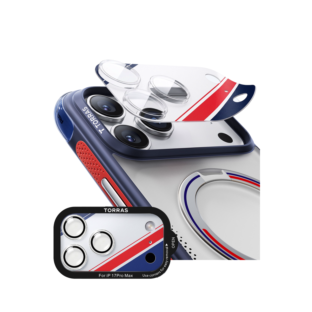 Torras Apple iPhone 17 Pro Max Camera Go World Cup Serisi Kamera Lens Koruyucu – Lion görseli 1
