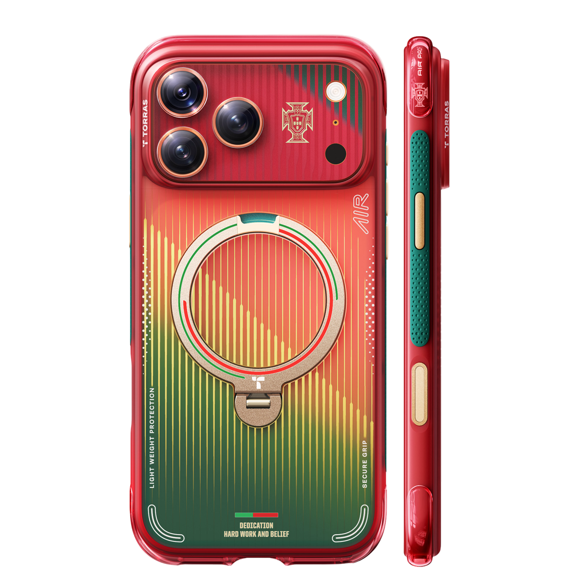 Torras Apple iPhone 17 Pro Max Camera Go World Cup Serisi Kamera Lens Koruyucu – Wave of Passion görseli 2