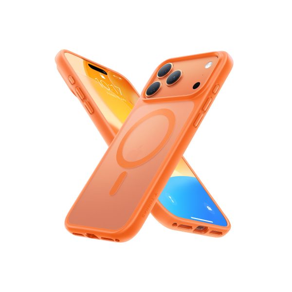 Torras Apple iPhone 17 Pro Max Guardian Magsafe Kılıf - Turuncu