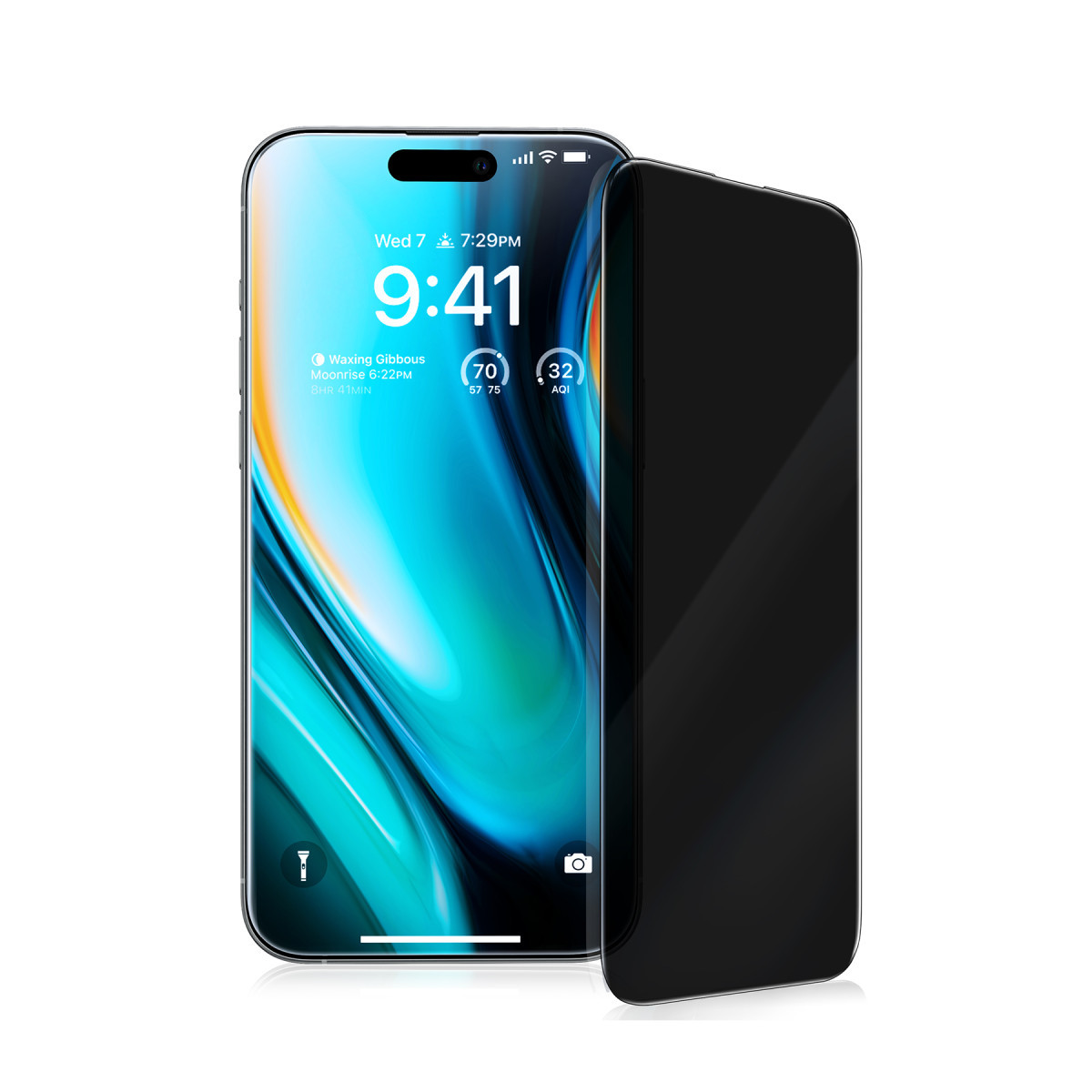 Torras Apple iPhone 17 Pro Max Install Master AutoKit Privacy Cam Ekran Koruyucu – Siyah görseli 2