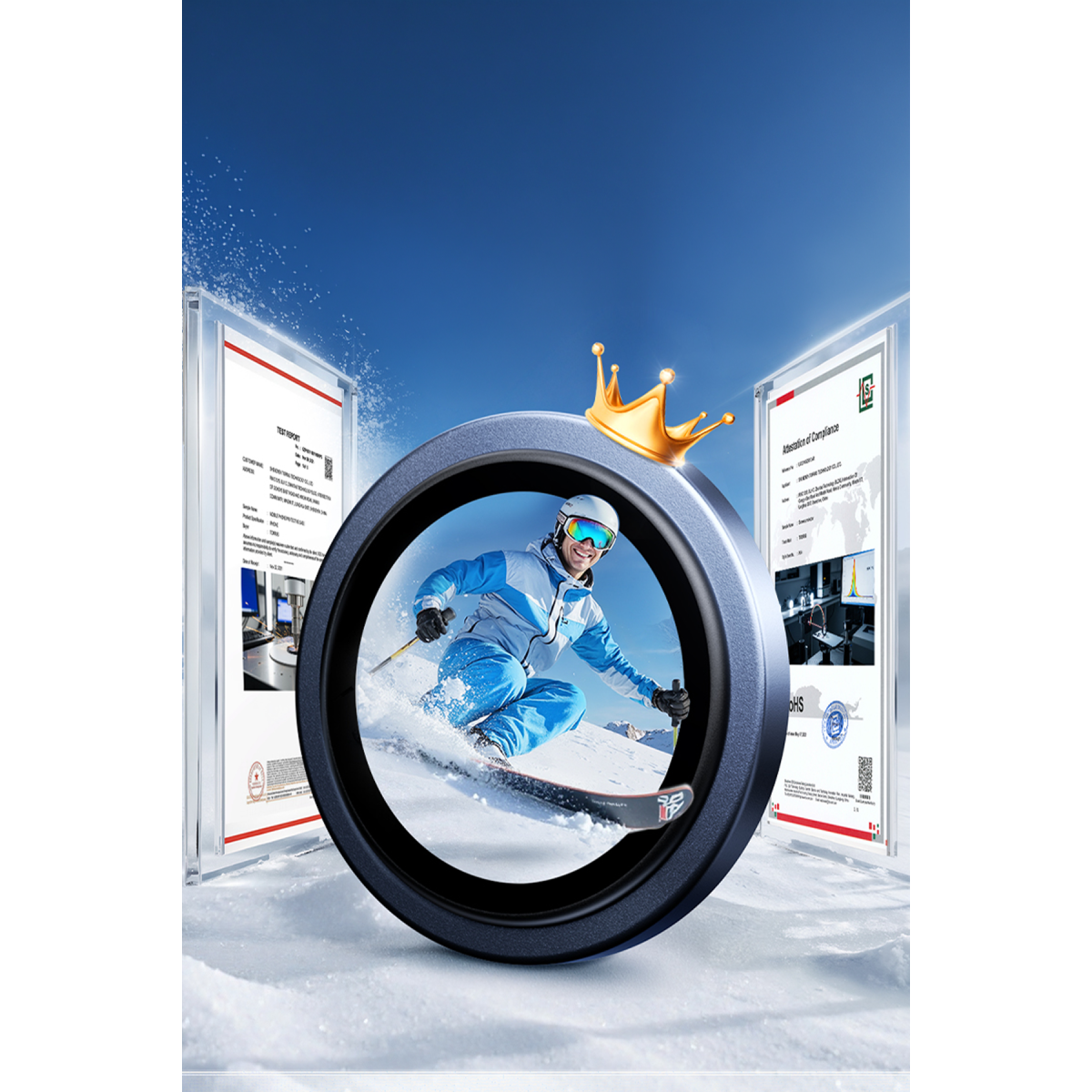 Torras Apple iPhone 17 Pro Max Lensguard AR Anti Glare Kamera Lens Koruyucu – Lacivert görseli 4