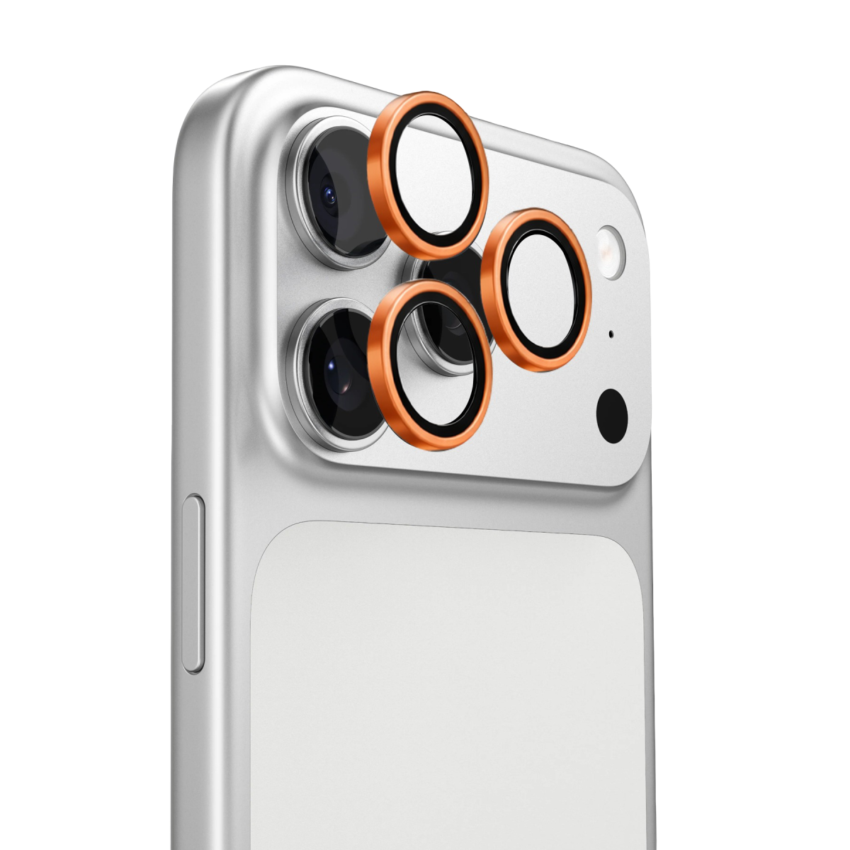 Torras Apple iPhone 17 Pro Max Lensguard AR Anti Glare Kamera Lens Koruyucu – Turuncu görseli 1