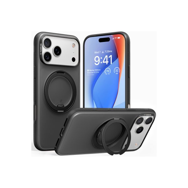 Torras Apple iPhone 17 Pro Max O Stand R Fitness Serisi Magsafe Kılıf - Siyah