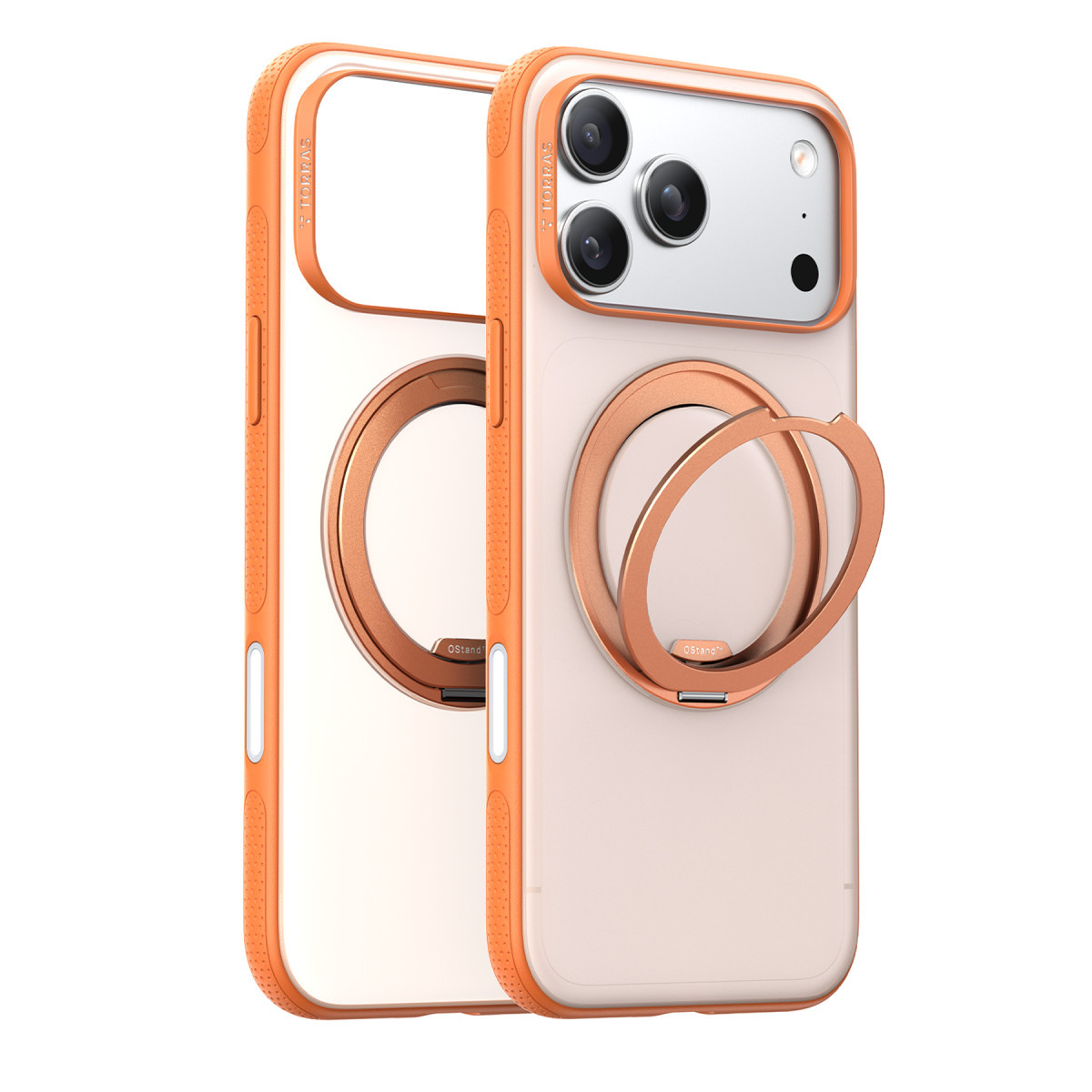 Torras Apple iPhone 17 Pro Max O Stand R Fitness Serisi Magsafe Kılıf – Turuncu görseli 2
