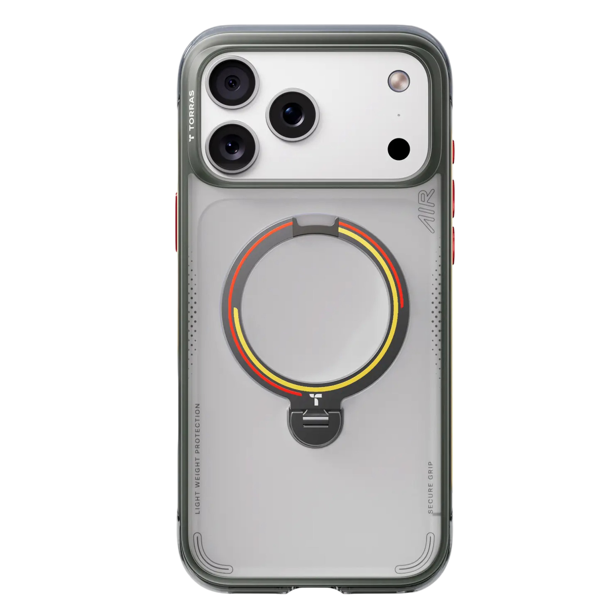 Torras Apple iPhone 17 Pro Max OStand Q3 Air World Cup Serisi Magsafe Kılıf – Iron görseli 4
