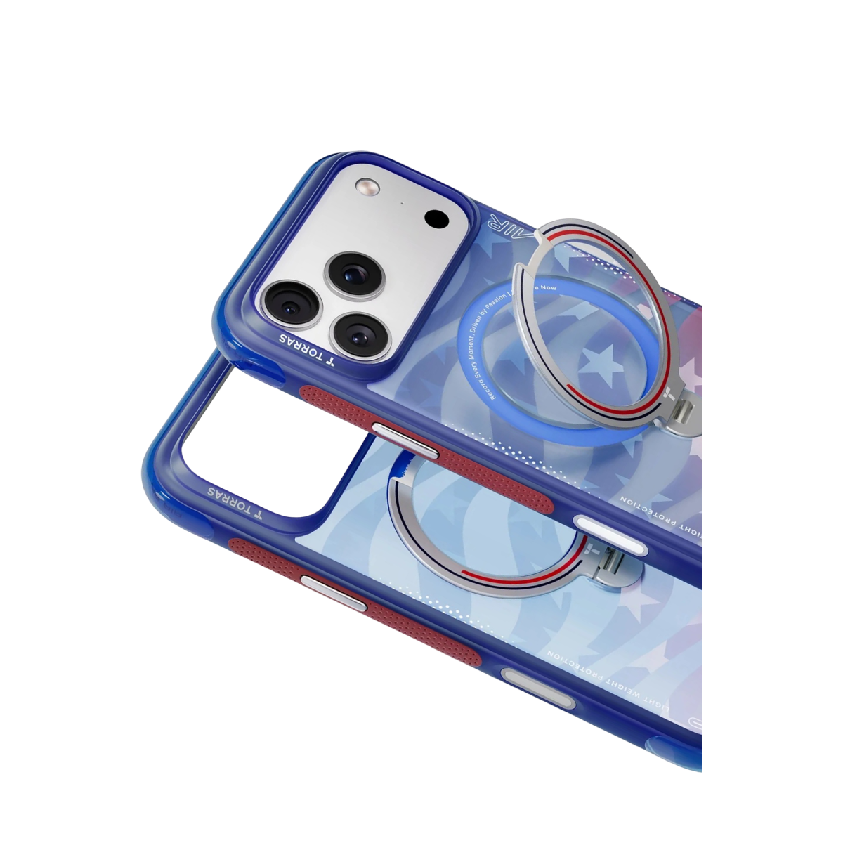 Torras Apple iPhone 17 Pro Max OStand Q3 Air World Cup Serisi Magsafe Kılıf – Starlight görseli 2
