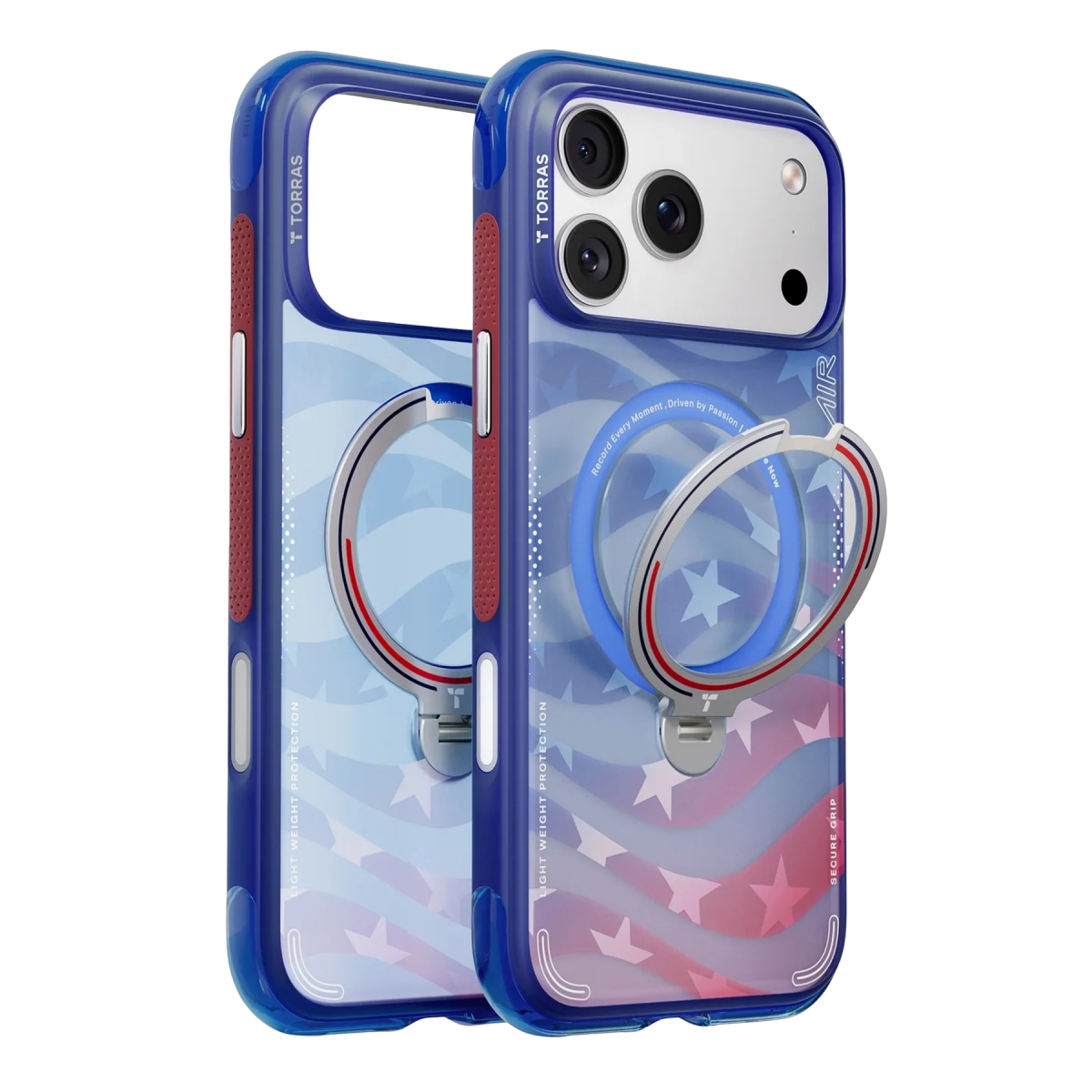 Torras Apple iPhone 17 Pro Max OStand Q3 Air World Cup Serisi Magsafe Kılıf – Starlight görseli 1