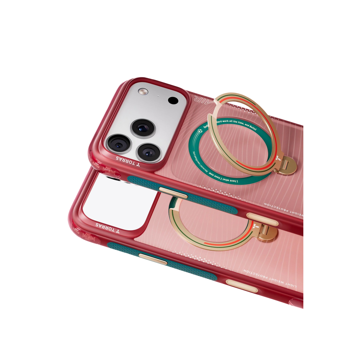 Torras Apple iPhone 17 Pro Max OStand Q3 Air World Cup Serisi Magsafe Kılıf – Wave of Passion görseli 2
