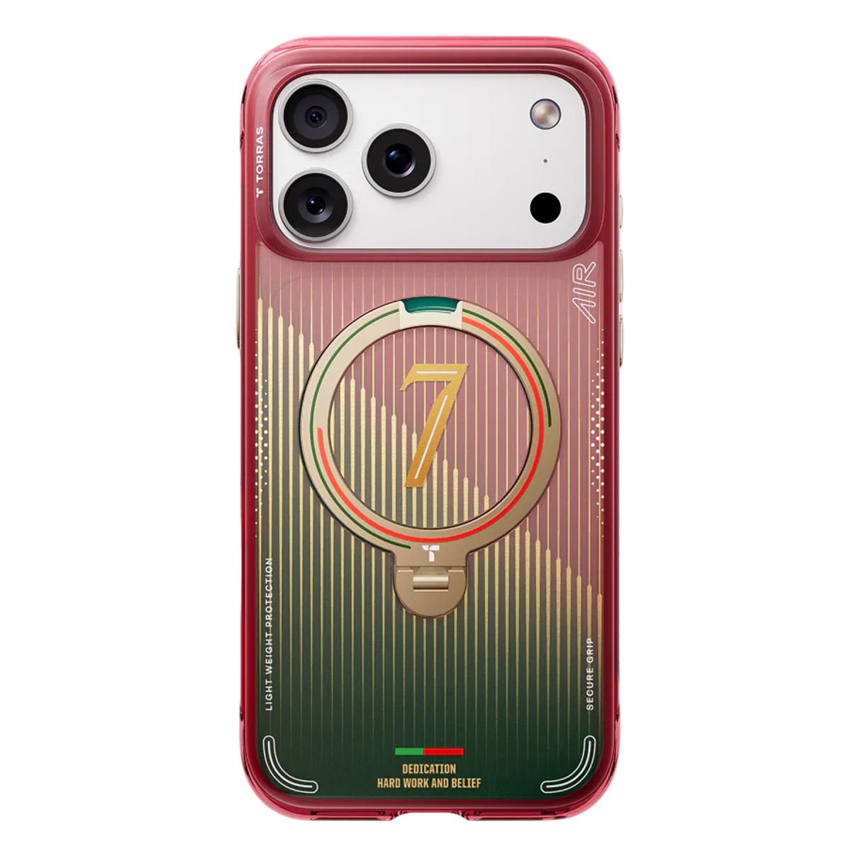 Torras Apple iPhone 17 Pro Max OStand Q3 Air World Cup Serisi Magsafe Kılıf – Glory Slash görseli 5