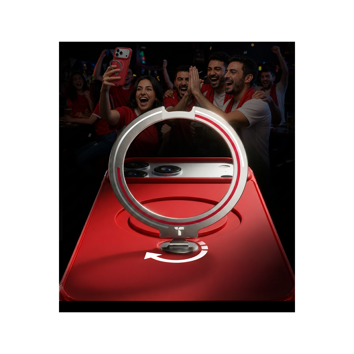 Torras Apple iPhone 17 Pro Max OStand Q3 Air World Cup Serisi Magsafe Kılıf – Türkiye görseli 10