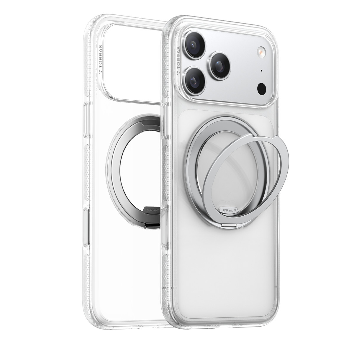 Torras Apple iPhone 17 Pro O Stand R Fitness Serisi Magsafe Kılıf – Şeffaf görseli 2