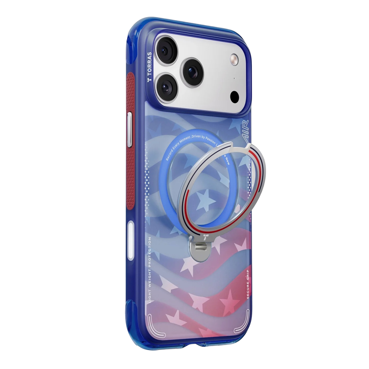 Torras Apple iPhone 17 Pro OStand Q3 Air World Cup Serisi Magsafe Kılıf – Starlight görseli 3