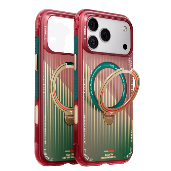 Torras Apple iPhone 17 Pro OStand Q3 Air World Cup Serisi Magsafe Kılıf - Glory Slash