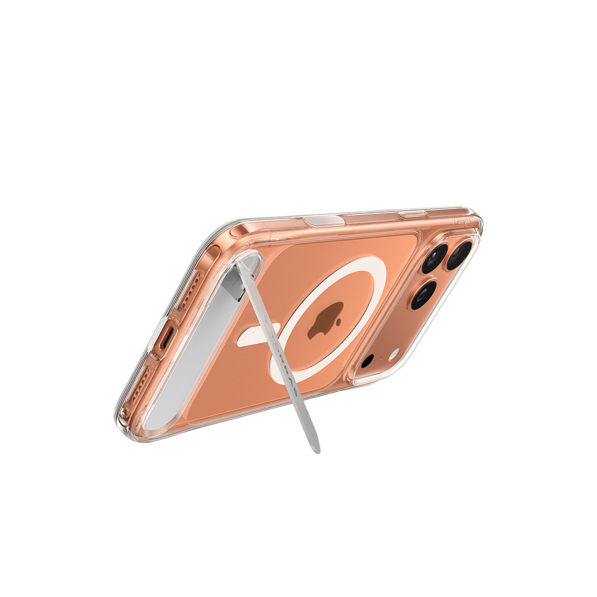 Torras Apple iPhone 17 Pro P Stand Serisi Magsafe Kılıf – Şeffaf görseli 4