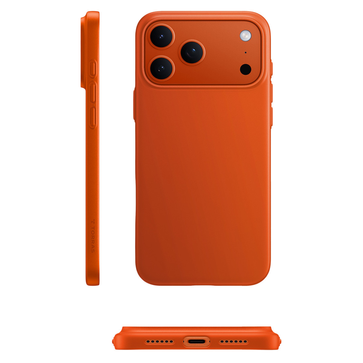 Torras Apple iPhone 17 Pro SlimFit Magsafe Kılıf – Turuncu görseli 5