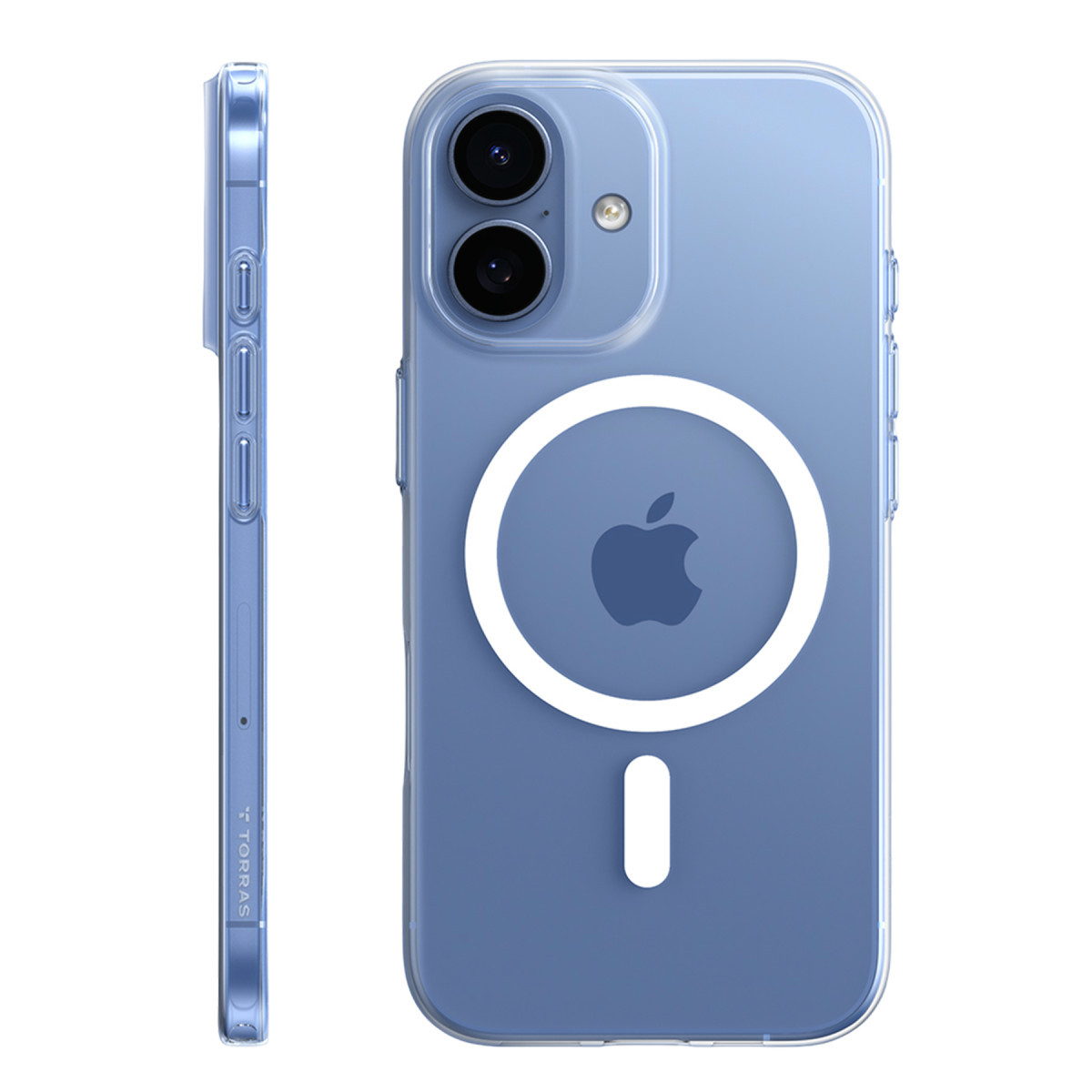 Torras Apple iPhone 17 SlimFit Magsafe Kılıf – Şeffaf görseli 1