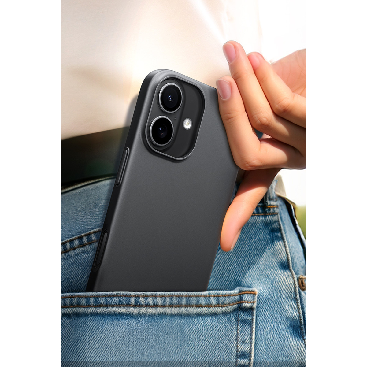 Torras Apple iPhone 17 SlimFit Magsafe Kılıf – Siyah görseli 3