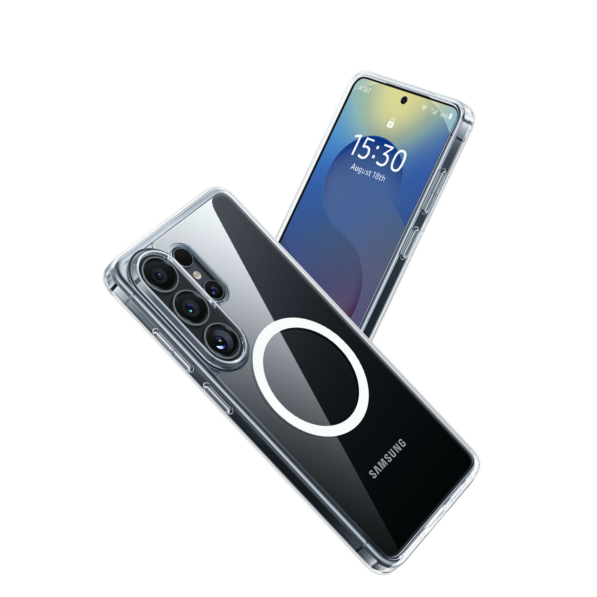 Torras Samsung Galaxy S26 Ultra Guardian Magsafe Kılıf – Şeffaf görseli 3