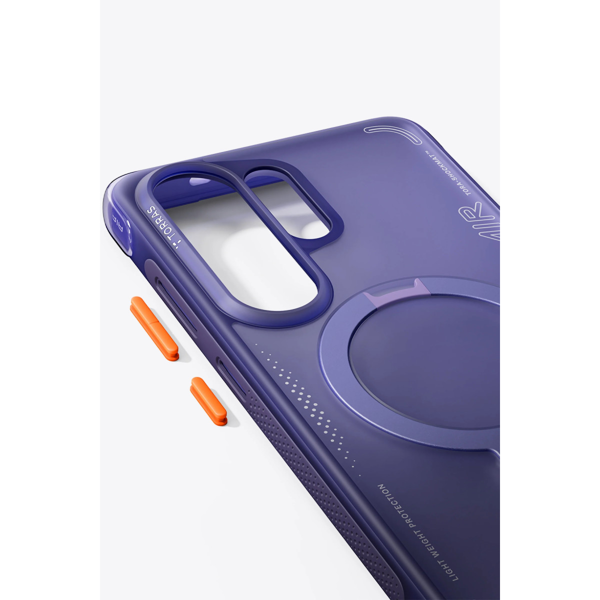 Torras Samsung Galaxy S26 Ultra O Stand Spin Air Serisi Magsafe Kılıf – Yeşil görseli 7