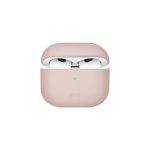 Uniq Apple Airpods 3 (3.nesil) Lino Silikon Kılıf - Pembe