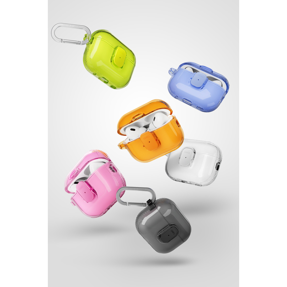 Uniq Apple Airpods Pro 3 (3.nesil) Glase Pro Kilitli Kılıf – Yeşil görseli 2