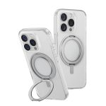 Uniq Apple iPhone 16 Pro Swivix Rotating Kickstand Kapak - Şeffaf