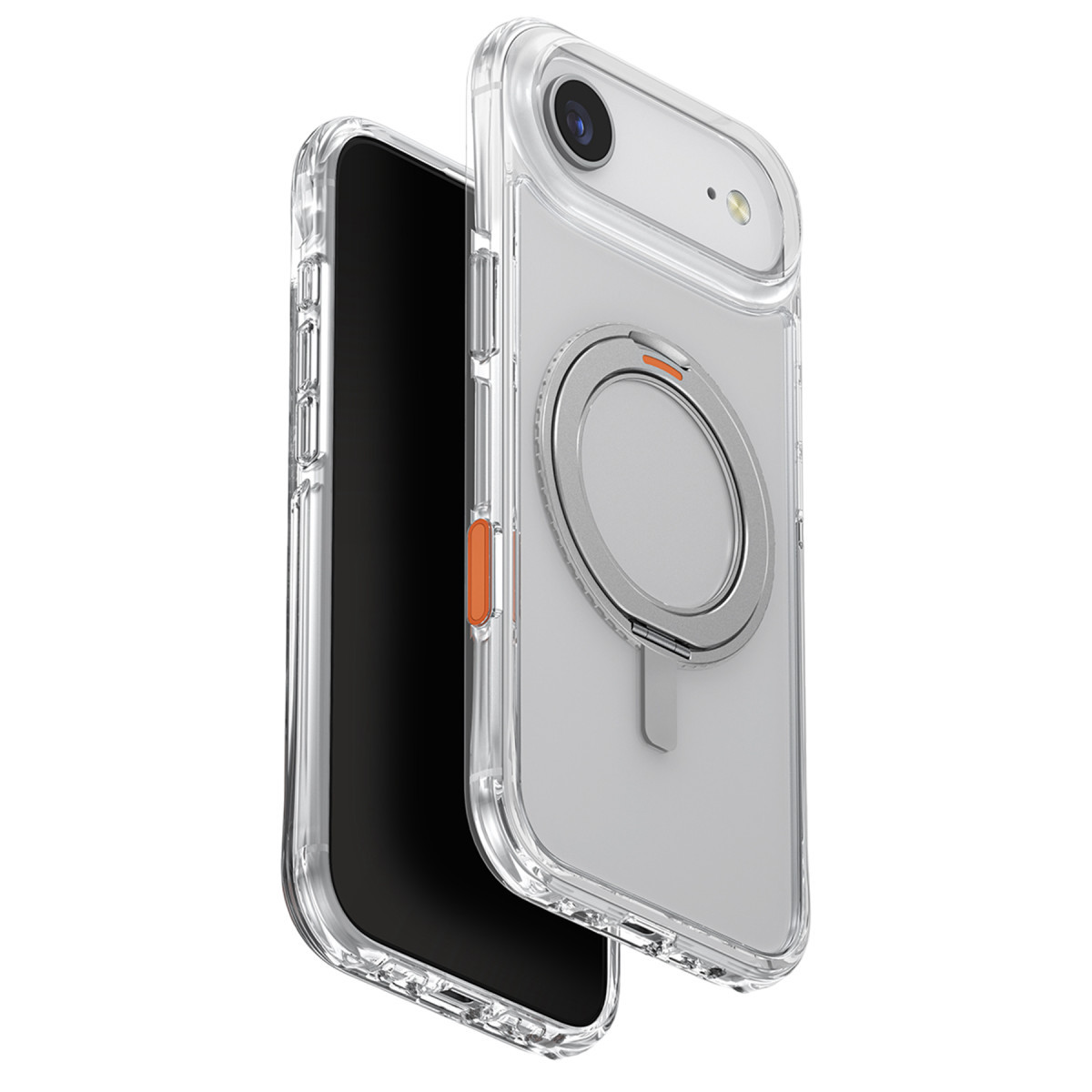 Uniq Apple iPhone 17 Air Swivix Rotating Kickstand Kapak – Şeffaf görseli 1
