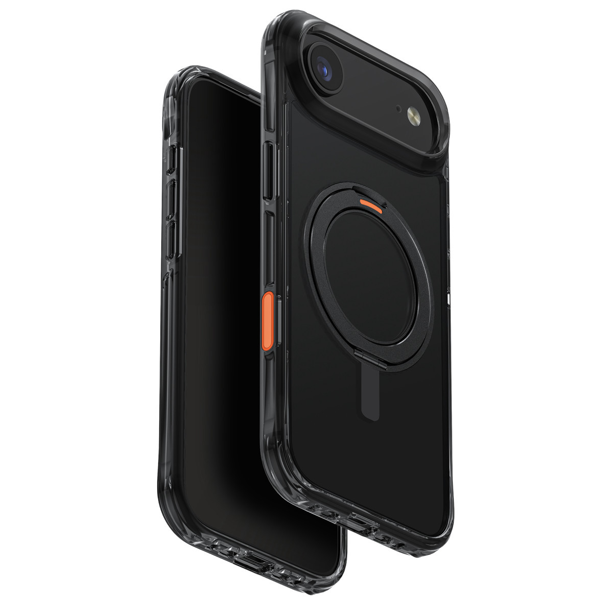 Uniq Apple iPhone 17 Air Swivix Rotating Kickstand Kapak – Siyah görseli 1
