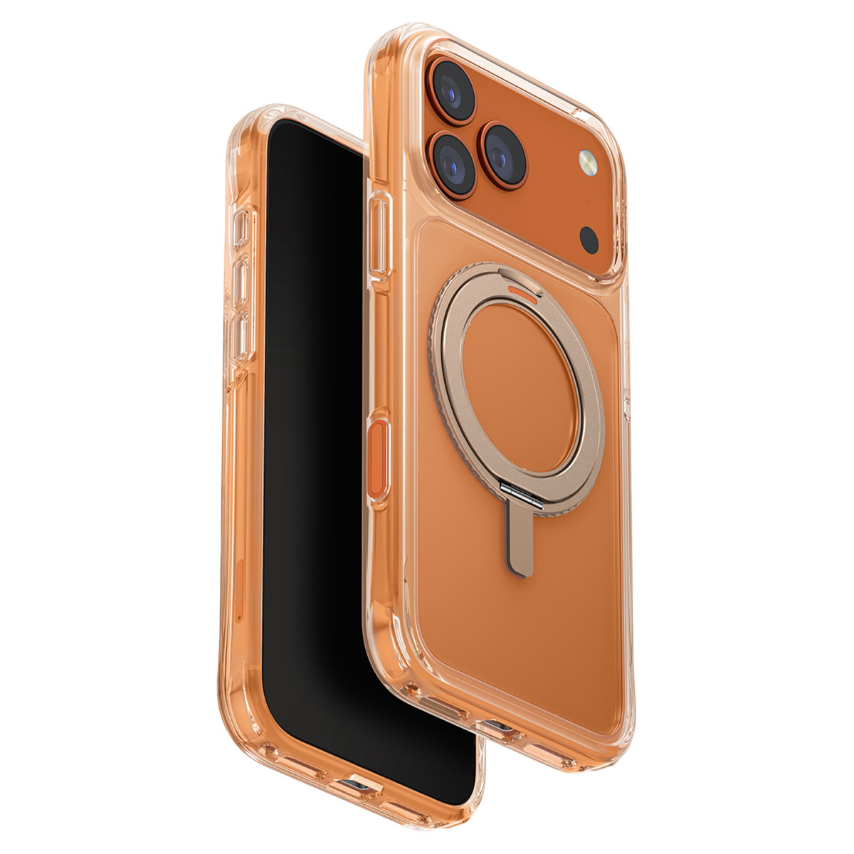 uniq-apple-iphone-17-pro-max-swivix-rotating-kickstand-kapak-gold-web Uniq Apple iPhone 17 Pro Max Swivix Rotating Kickstand Kapak - Gold - Görsel 1