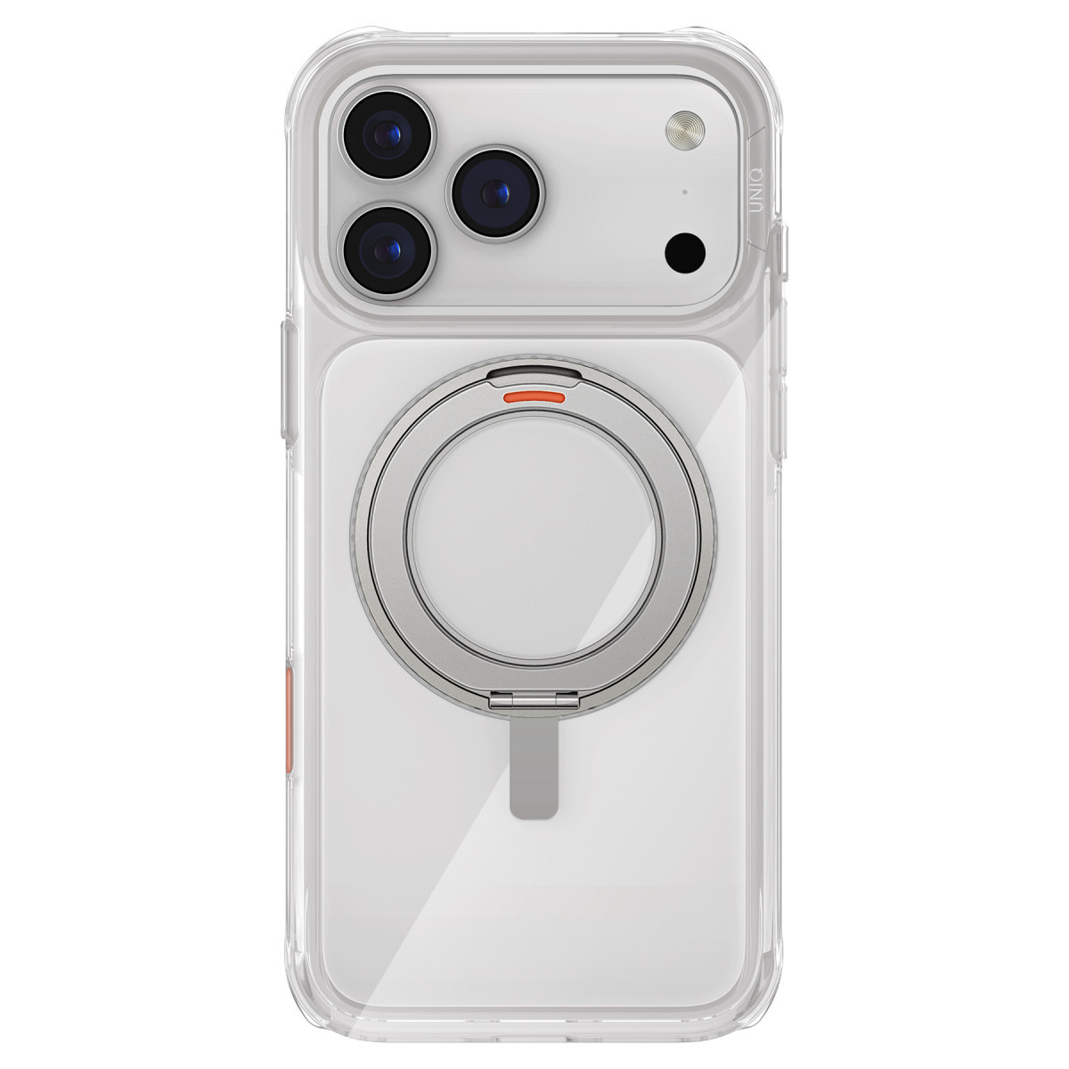 Uniq Apple iPhone 17 Pro Swivix Rotating Kickstand Kapak – Şeffaf görseli 2