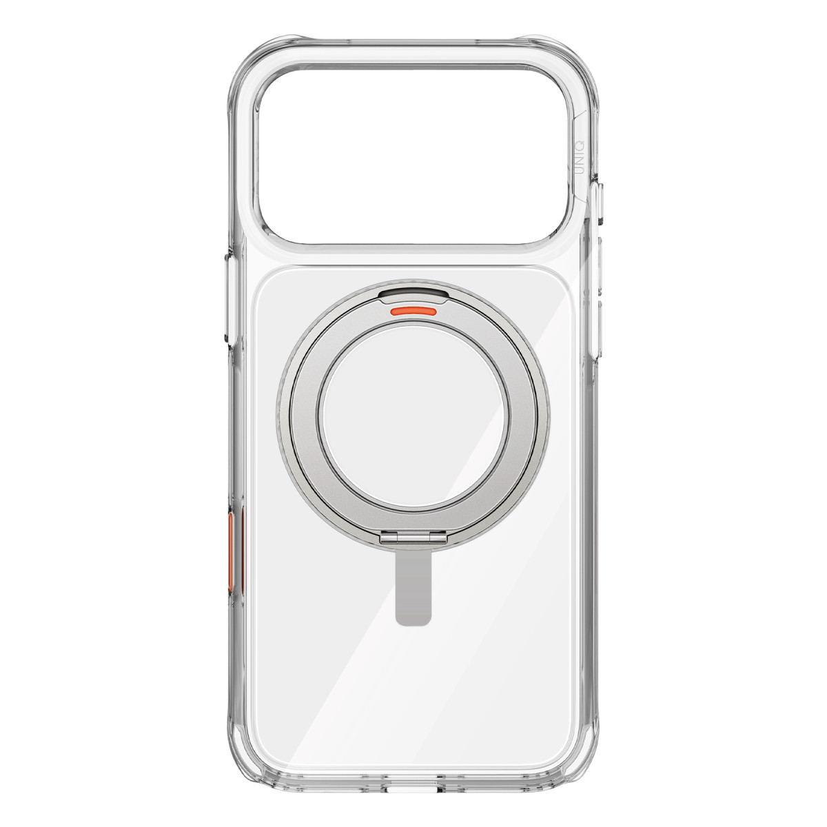 Uniq Apple iPhone 17 Pro Swivix Rotating Kickstand Kapak – Şeffaf görseli 3