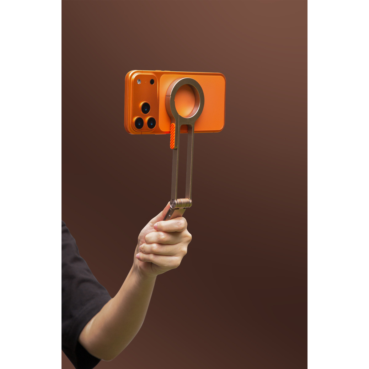 Uniq Arcus Magsafe Destekli Selfie Tripod Stand – Siyah görseli 4