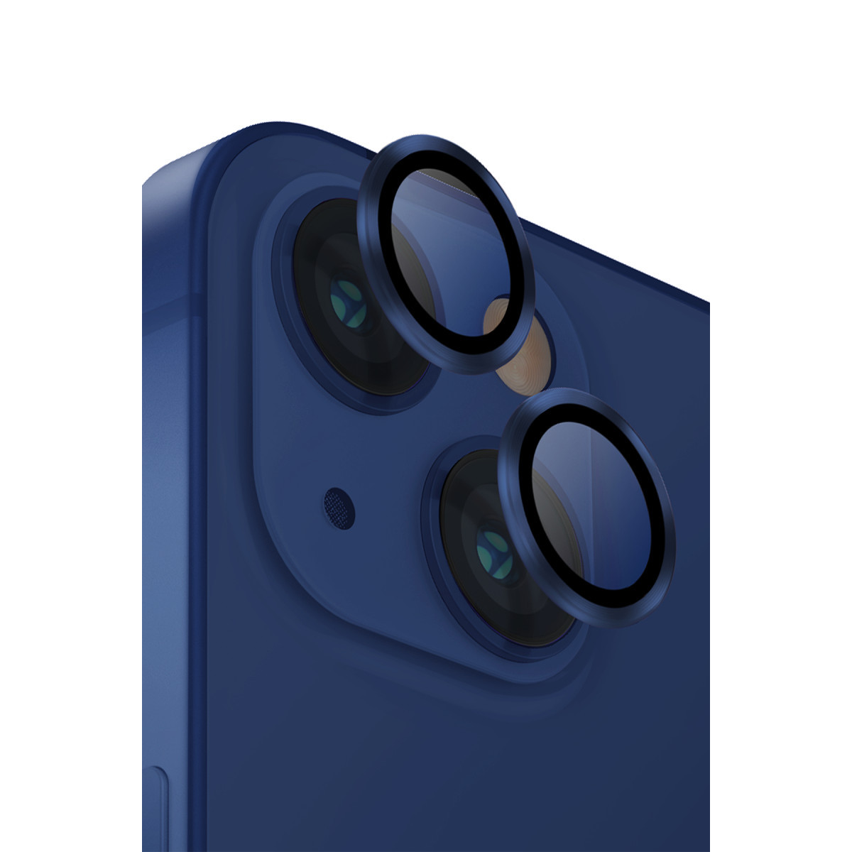 uniq-iphone-14-optix-kamera-lens-koruyucu-mavi-web Uniq Apple iPhone 14 Optix Kamera Lens Koruyucu - Mavi - Görsel 1