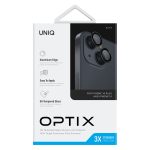 Uniq Apple iPhone 14 Optix Kamera Lens Koruyucu - Siyah - Görsel 2
