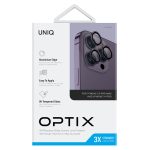 Uniq Apple iPhone 14 Pro Max Optix Kamera Lens Koruyucu - Gümüş - Görsel 3