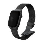 Uniq Apple Watch Ultra 41mm Dante Pro Çelik Örgü Kordon - Siyah