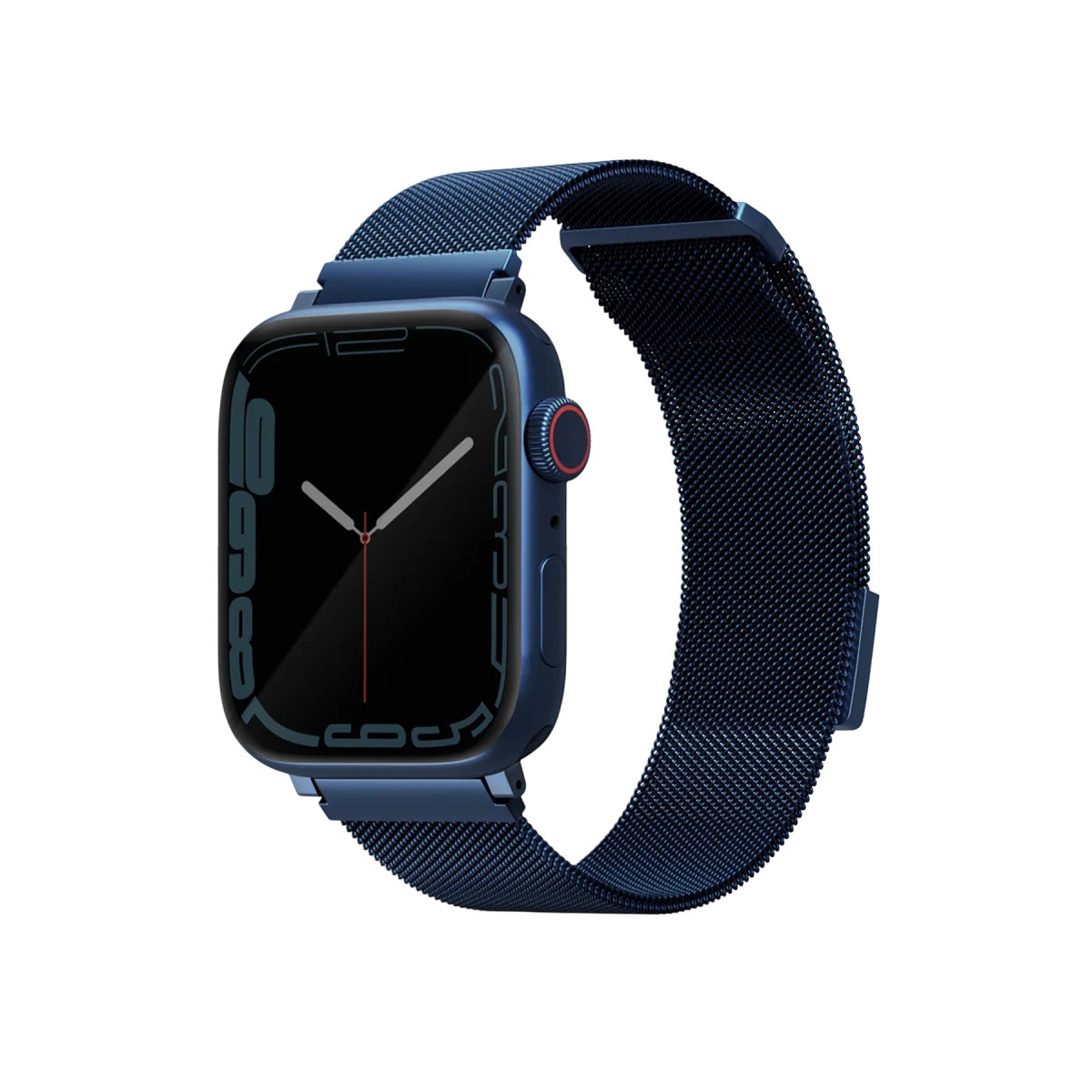 Uniq Apple Watch Ultra 49mm Dante Pro Çelik Örgü Kordon – Mavi görseli 1