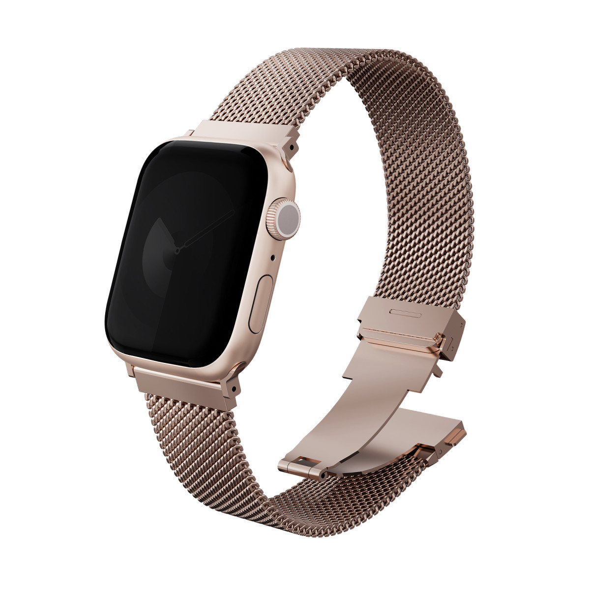 Uniq Apple Watch Ultra 49mm Dante Pro Çelik Örgü Kordon – Rose görseli 1