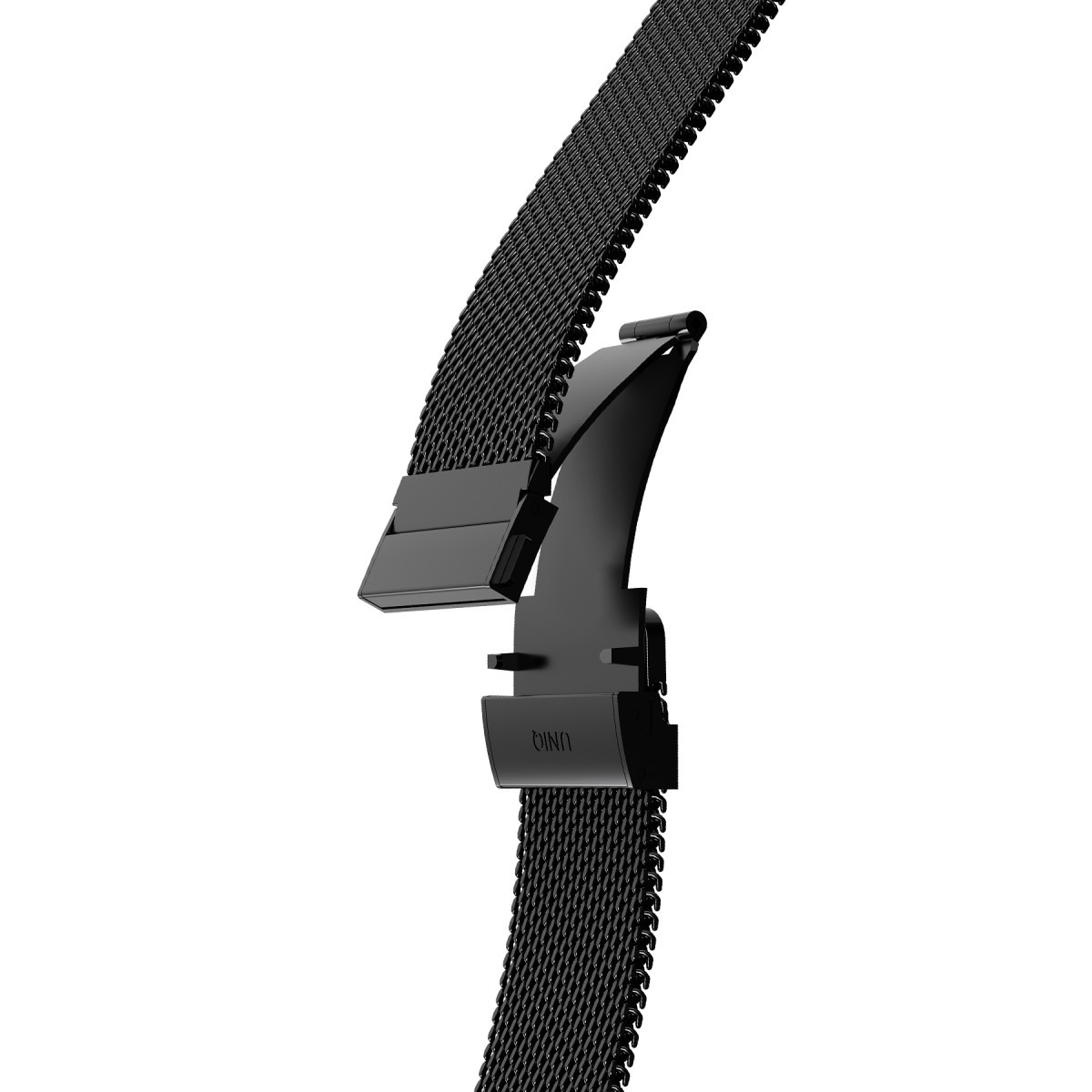 Uniq Apple Watch Ultra 49mm Dante Pro Çelik Örgü Kordon – Siyah görseli 2
