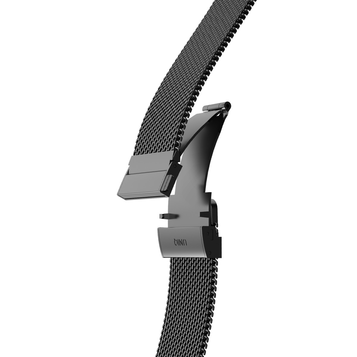 Uniq Apple Watch Ultra 49mm Dante Pro Çelik Örgü Kordon – Titan Gri görseli 2