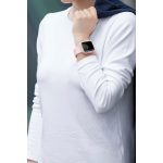 Uniq Apple Watch 45mm Moduo Camlı Kasa Ekran Koruyucu - Lacivert-Gri - Görsel 5